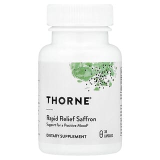 Thorne, Rapid Relief Saffron, 30 Capsules (30 mg per Capsule)