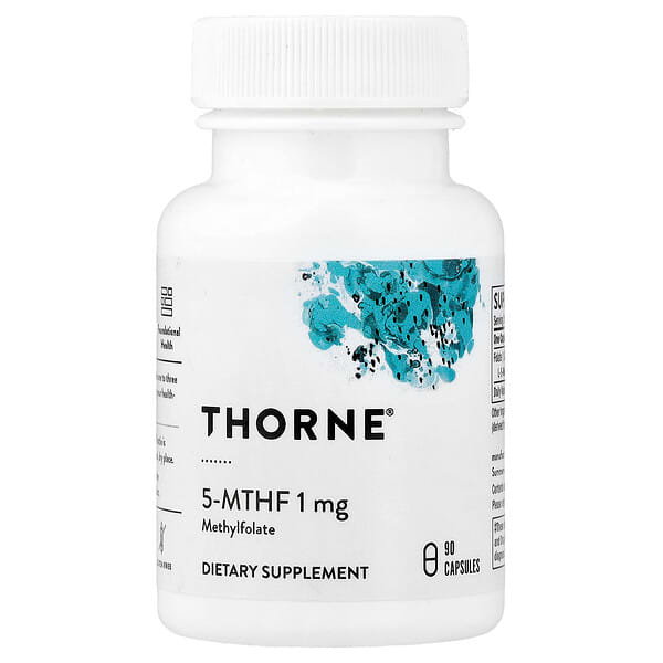 Thorne, 5-MTHF, 1 mg, 90 capsules