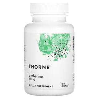 Thorne, берберин, 500 мг, 60 капсул