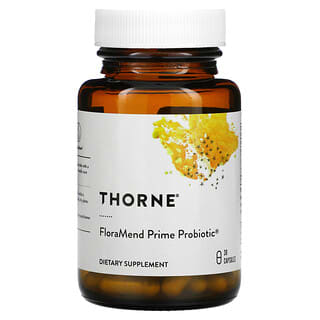 Thorne, FloraMend, probiotiques principaux, 30 capsules végétales