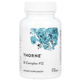 Thorne, B-Complex #12, 60 cápsulas vegetarianas