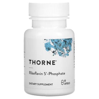 Thorne Research, Riboflavina 5' Fosfato, 60 Cápsulas