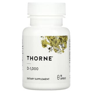 Thorne Research, فيتامين د-1000، 90 كبسولة