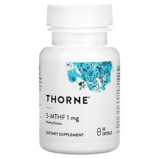Thorne Research, 5-метилтетрагидрофолат, 1 мг, 60 капсул