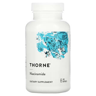 Thorne Research, Niacinamide, 180 gélules végétales.