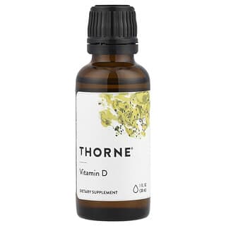 Thorne, Витамин D течен, 1 течна унция (30 ml)