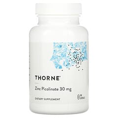 Thorne, 雙倍強度吡啶甲酸鋅，180粒素食膠囊
