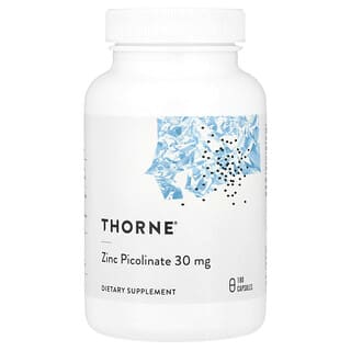 Thorne, Zinc Picolinate, 30 mg, 180 Capsules