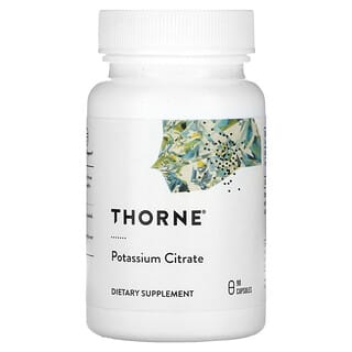 Thorne, 檸檬酸鉀，90粒素食膠囊