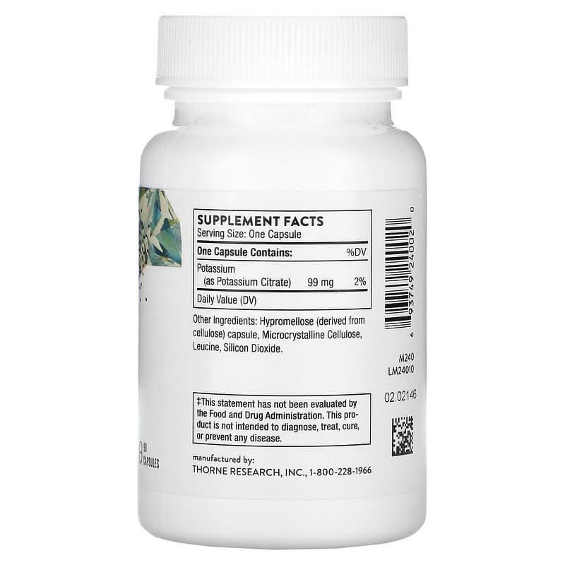 Cheers - Cápsulas de citrato de potasio natural de 333 mg | 90 tabletas de  potasio veganas | 1000 mg dosis diaria = 50% DV | Suplemento de potasio