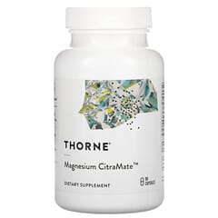 Thorne, Magnesium Citramate, добавка з магнієм, 90 капсул