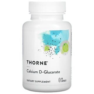 Thorne Research, D-glucarato de calcio, 90 cápsulas