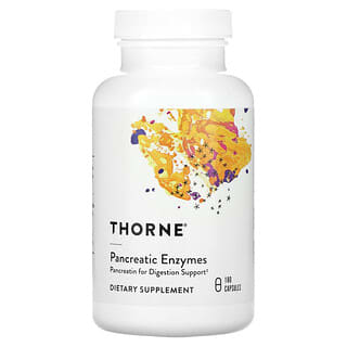 Thorne, Dipan-9, Enzimas Pancreáticas, 180 Cápsulas