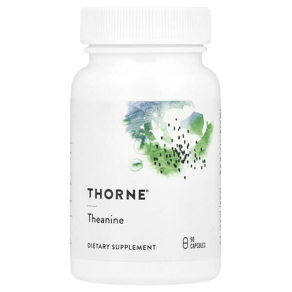 Thorne Theanine, 90 Capsules (200 mg per Capsule)