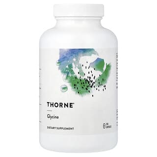 Thorne, глицин, 250 капсул (500 мг в 1 капсуле)