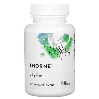 Thorne Research, L-賴氨酸，60 粒膠囊