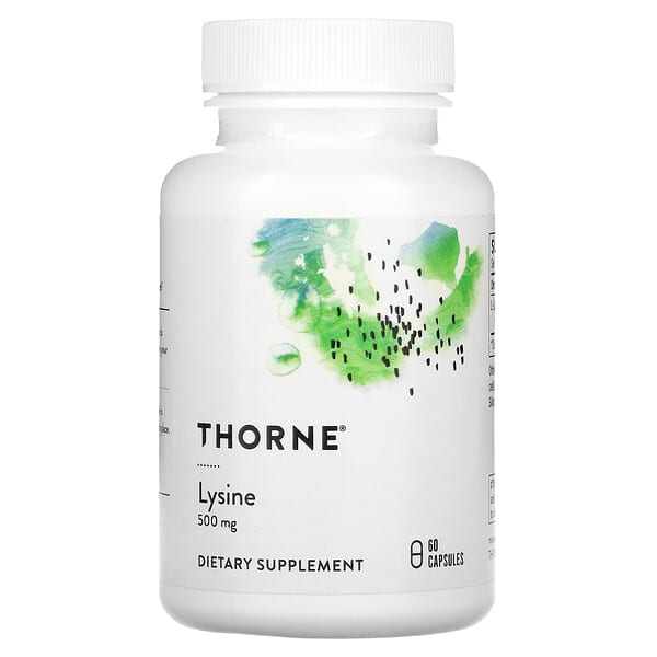 Thorne, L-Lysine, 500 mg, 60 Capsules