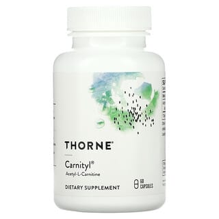 Thorne Research, Carnityl, Acetyl-L-Carnitine, 60 Capsules