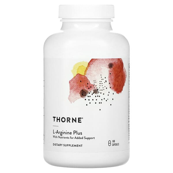 Thorne, L-Arginine Plus with Nutrients for Added Support, 180 Capsules