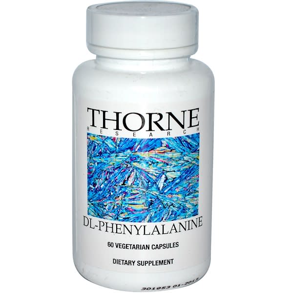 Thorne, DL-Phenylalanine, 60 Veggie Caps (Discontinued Item) 