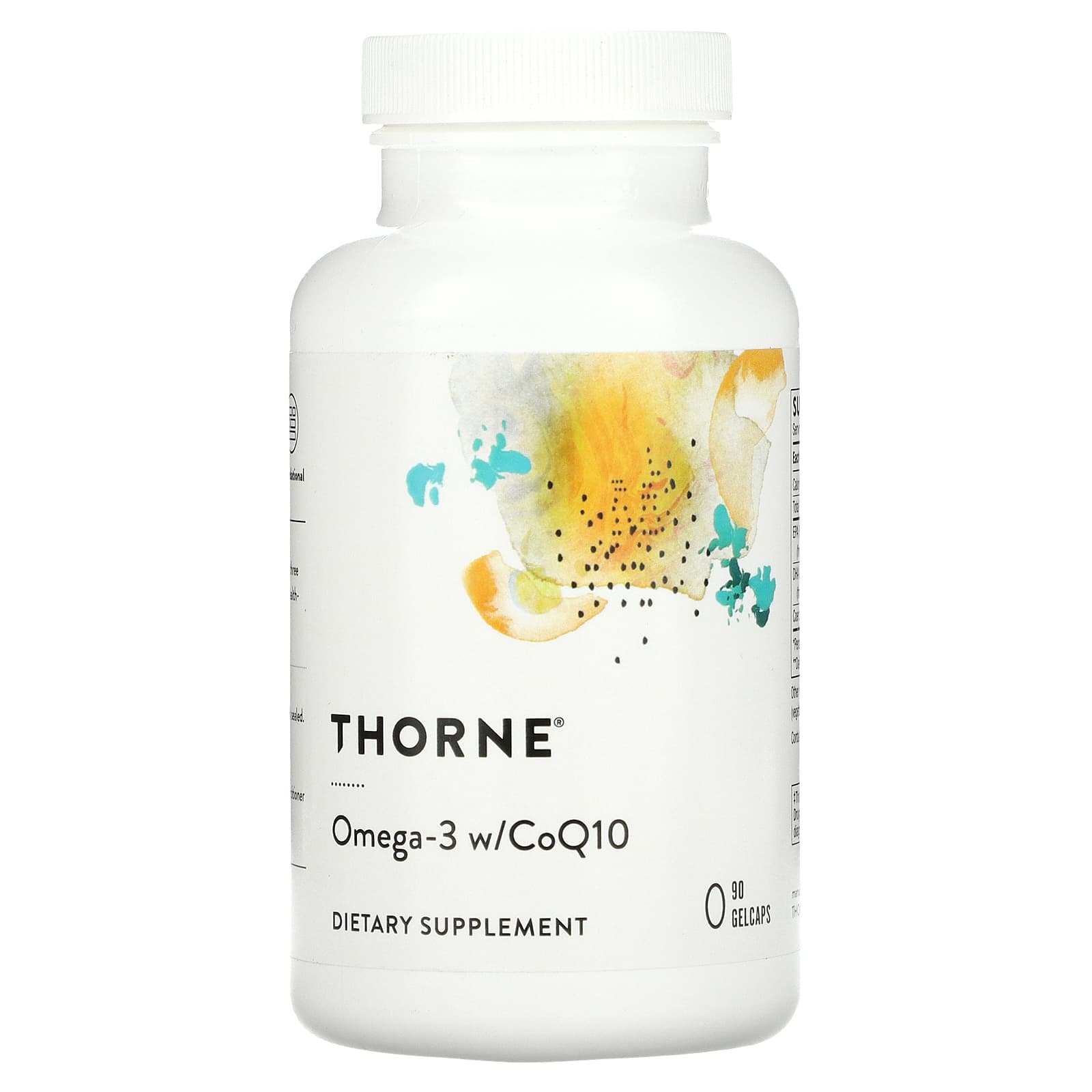 Thorne Research, Omega-3 with CoQ10, 90 Gelcaps