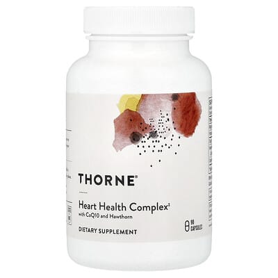 Thorne, Heart Healthy Complex with CoQ10 and Hawthorn, 90 Capsules