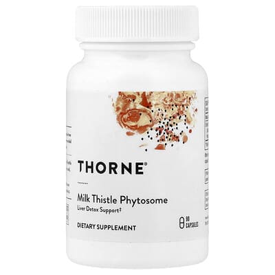 Thorne, Milk Thistle Phospholipid Complex, 90 Capsules (180 mg per capsule)