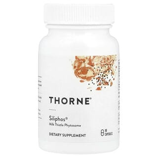 Thorne, Siliphos®, фитосомы расторопши, 90 капсул