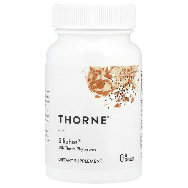 Siliphos®, Milk Thistle Phytosome, 90 Capsules (180 mg per Capsule)