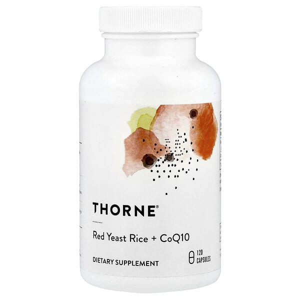 Thorne, 홍국 + CoQ10, 캡슐 120정