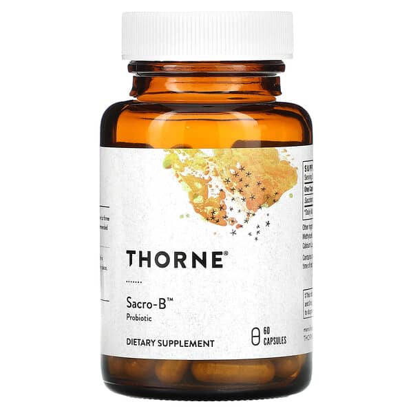 Thorne, Sacro-B, Probiotikum, 60 Kapseln
