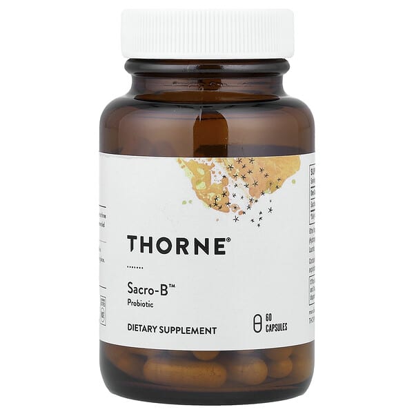 Thorne Sacro-B™, Probiotic, 60 Capsules (250 mg per Capsule)