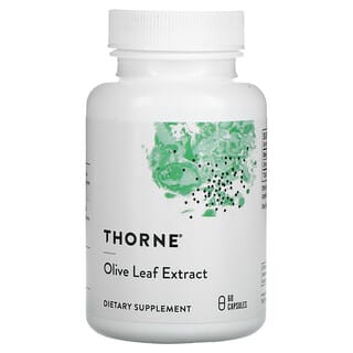 Thorne, オリーブの葉エキス、 60植物性カプセル
