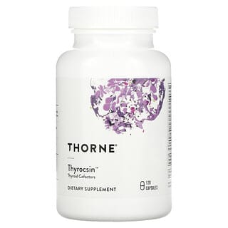 Thorne Research, Thyrocsin, Cofactores tiroideos, 120 cápsulas
