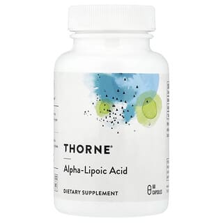 Thorne, Ácido alfa-lipoico, 60 cápsulas (300 mg por cápsula)