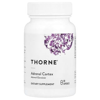Thorne, Corteza suprarrenal, 60 cápsulas vegetarianas