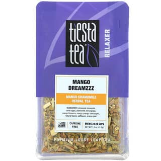 Tiesta Tea Company, Thé en vrac premium, Dreamzzz à la mangue, Sans caféine, 42,5 g