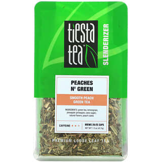 Tiesta Tea Company, プレミアムルースリーフティー、ピーチ＆グリーン、42.5g（1.5オンス）