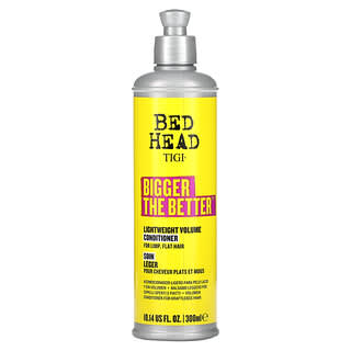 TIGI, Bed Head, Bigger the Better, Lightweight Volume Conditioner, For Limp, Flat Hair, 10.14 fl oz (300 ml)