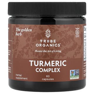Tribe Organics, Complex de turmeric, 60 capsule