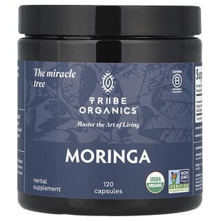 Tribe Organics, Moringa, 120 Capsules