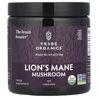 Tribe Organics, Hydne hérisson, 120 capsules