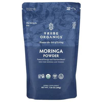 Tribe Organics, Moringa Powder, 7.05 oz (200 g)