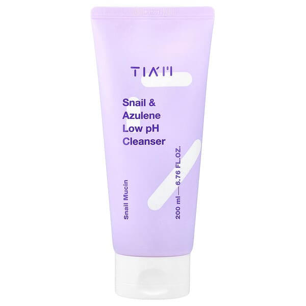 Tiam, 스네일 & 아줄렌 약산성 클렌저, 200ml(6.76fl oz)