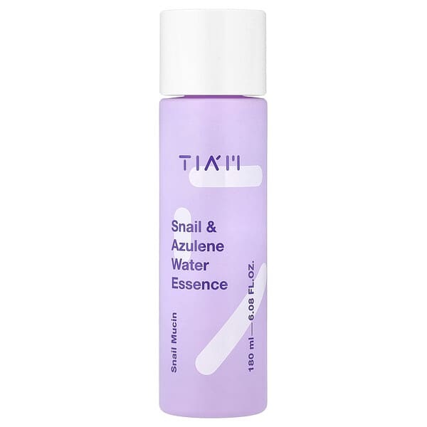 Tiam, 스네일 & 아줄렌 워터 에센스, 180ml(6.08fl oz)