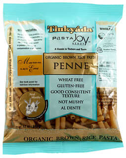 Tinkyada, Organic Brown Rice Pasta Gluten Free Penne, 12 oz