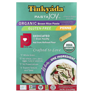 Tinkyada, Organic Brown Rice Pasta Gluten Free Penne, 12 oz