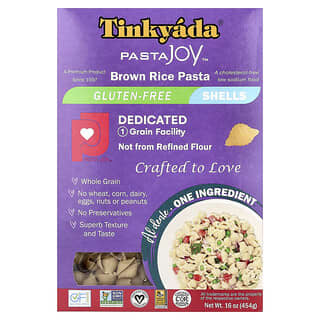 Tinkyada, ‘喜悦面食’糙米贝壳意粉，16盎司（454克）