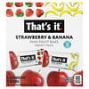 Mini Fruit Bars Variety Pack, Erdbeere und Banane, 10 Riegel, je 20 g (0,7 oz.)