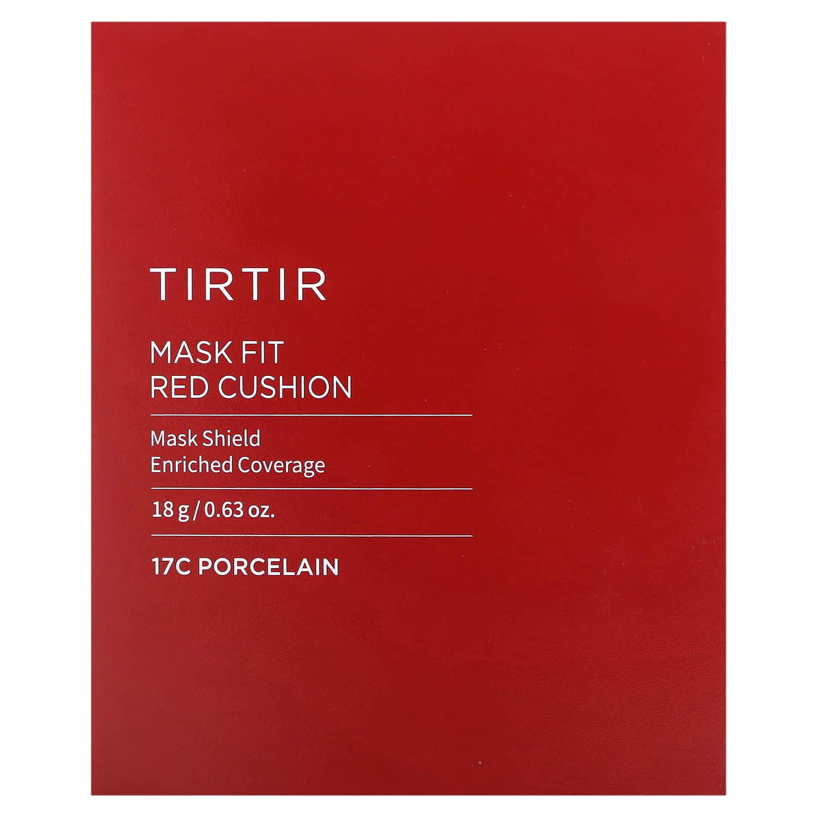 TIRTIR, Mask Fit Red Cushion, 17C Porcelain, 0.63 oz (18 g)